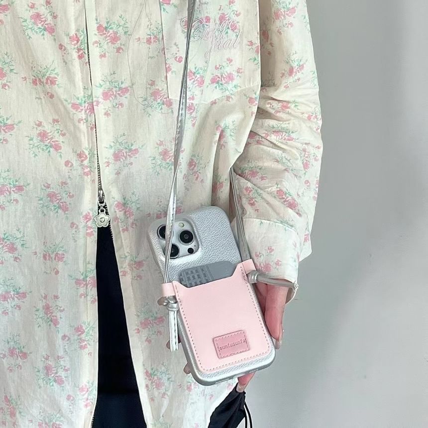 Case Phone Card Lanyard Holder