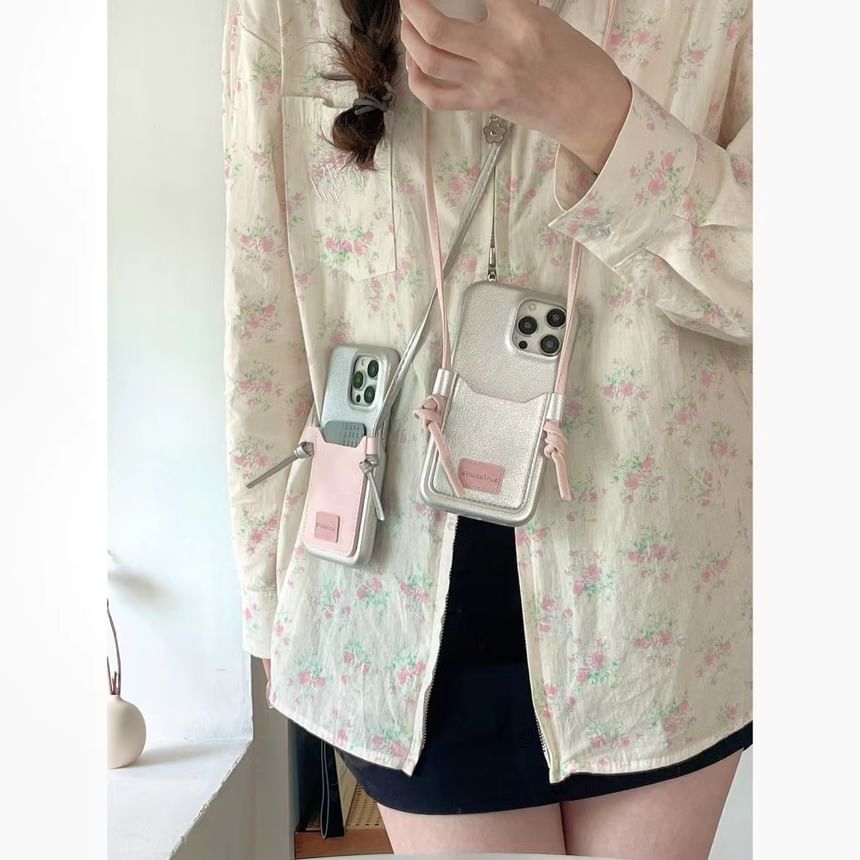 Case Phone Card Lanyard Holder