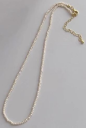Necklace Beaded Pearl Faux