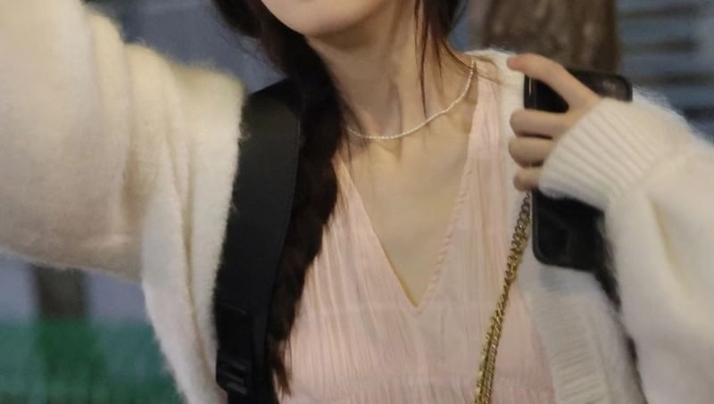 Necklace Beaded Pearl Faux