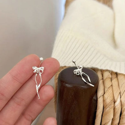 Drop Ribbon Earring