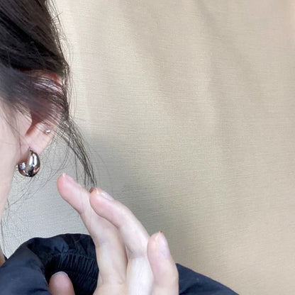 Earring Metallic Huggie