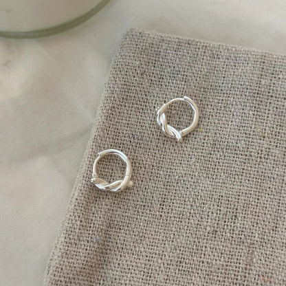 Twisted Huggie Earring