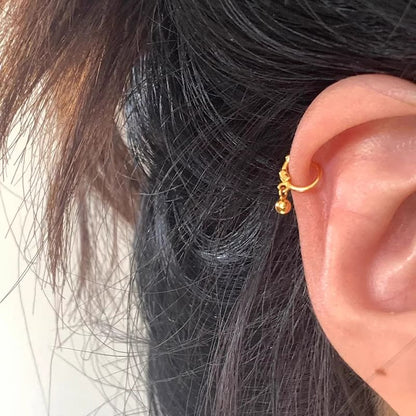 Earring Hoop Metallic