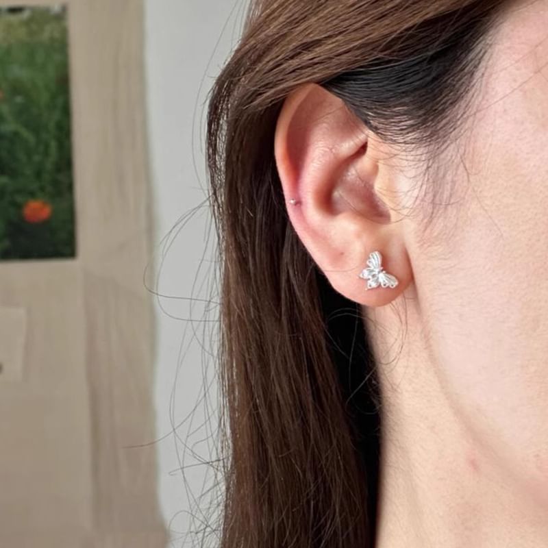Stud Butterfly Ear