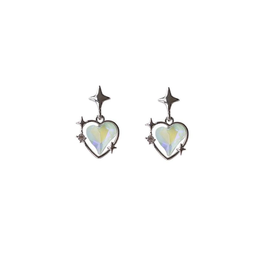 / On Heart Clip Star Earring Drop