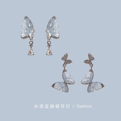 Drop Earring Butterfly Clip / On