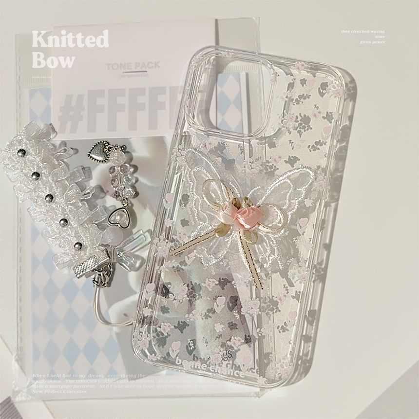 Case / Phone Set Butterfly Lace Charm