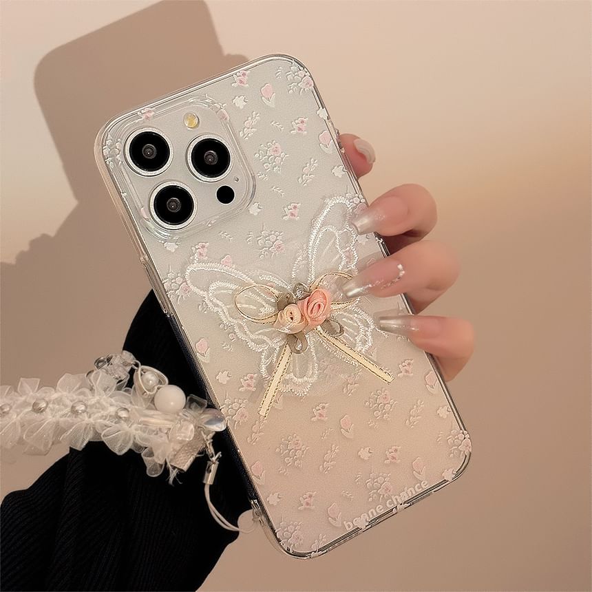 Case / Phone Set Butterfly Lace Charm