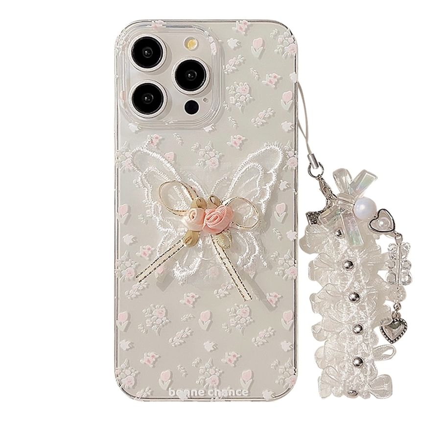 Case / Phone Set Butterfly Lace Charm