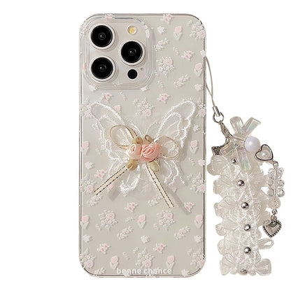 Case / Phone Set Butterfly Lace Charm