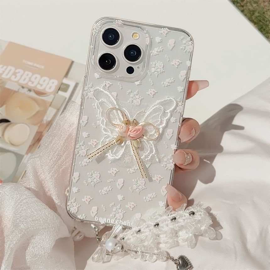 Case / Phone Set Butterfly Lace Charm