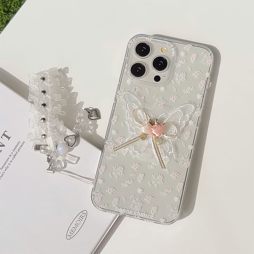 Case / Phone Set Butterfly Lace Charm