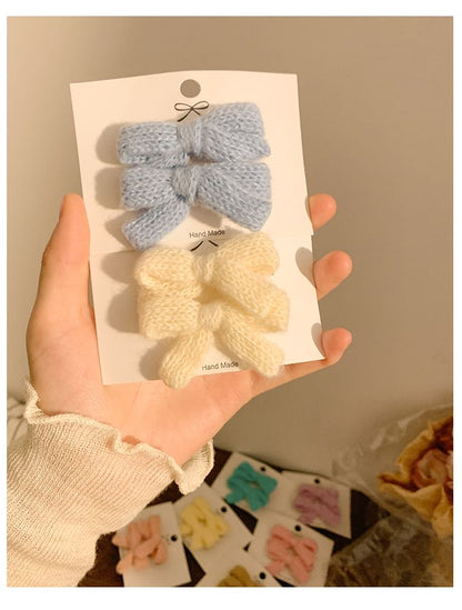 Hair Set Clip Ribbon