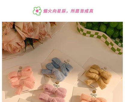 Hair Set Clip Ribbon