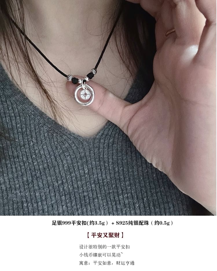 Sterling Silver Necklace Fortune