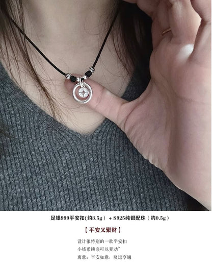 Sterling Silver Necklace Fortune