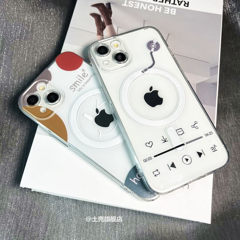 with (Compatible Print MagSafe) Magnetic Phone Case