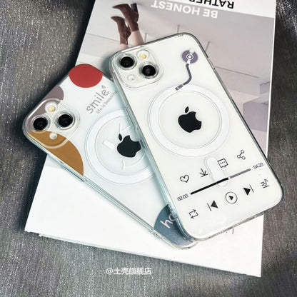 with (Compatible Print MagSafe) Magnetic Phone Case