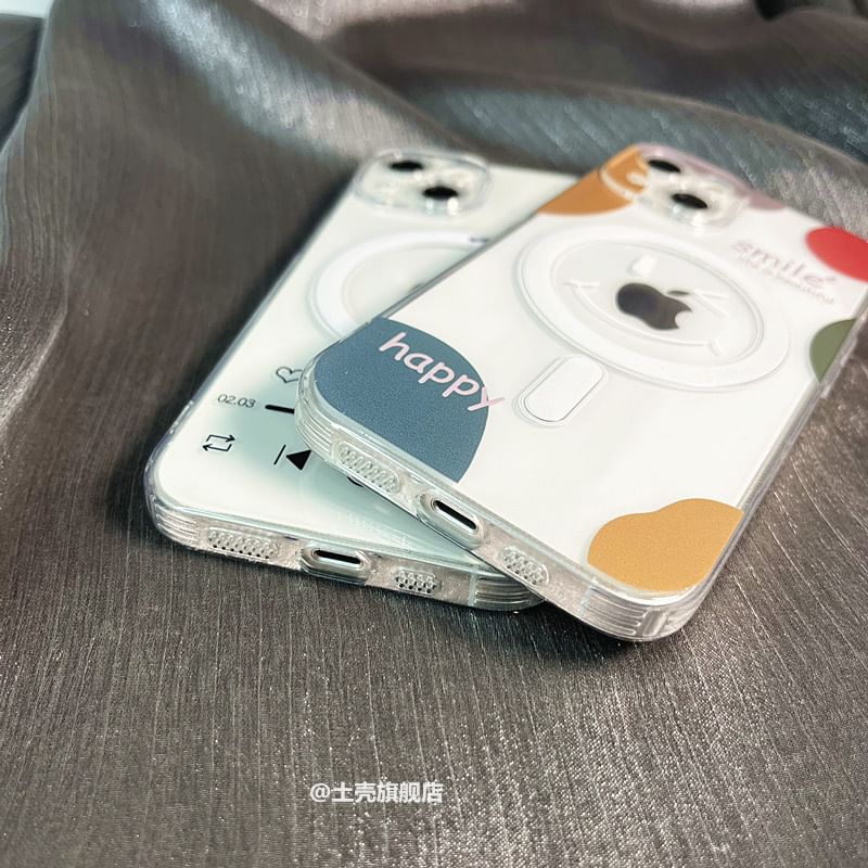 with (Compatible Print MagSafe) Magnetic Phone Case