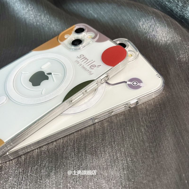 with (Compatible Print MagSafe) Magnetic Phone Case