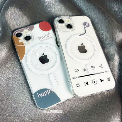 with (Compatible Print MagSafe) Magnetic Phone Case