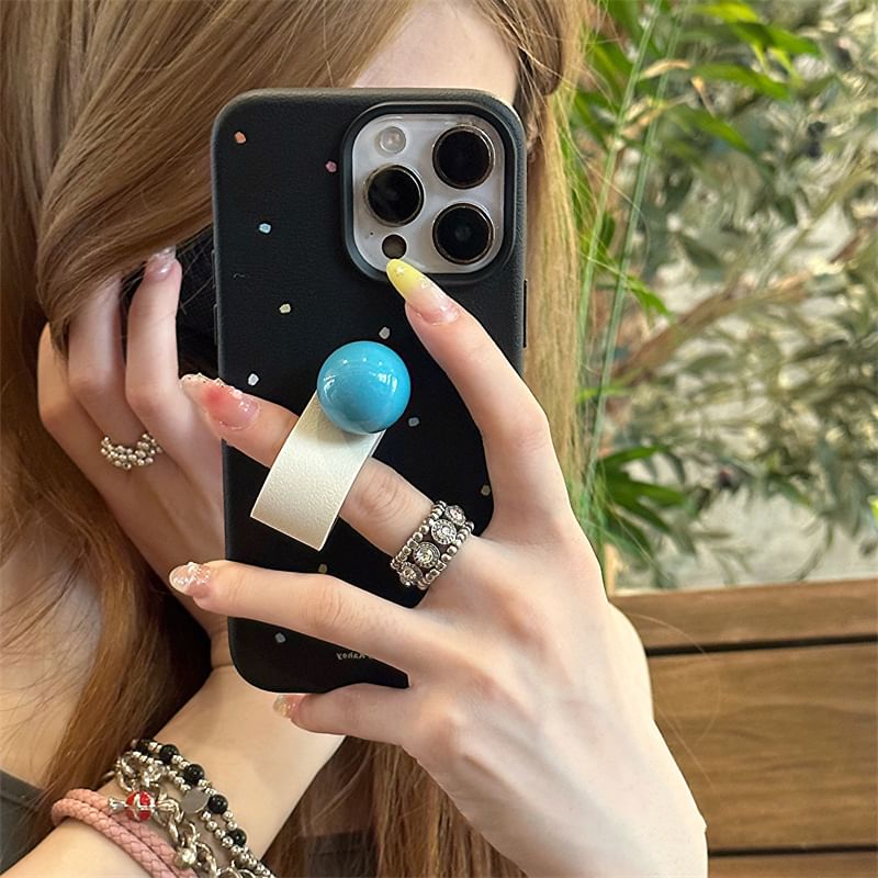 Case Phone Strap Dotted Finger