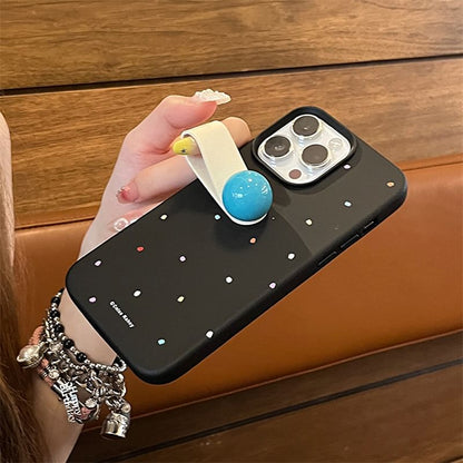 Case Phone Strap Dotted Finger