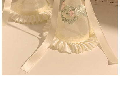 Hat Party Embroidered Ruffle