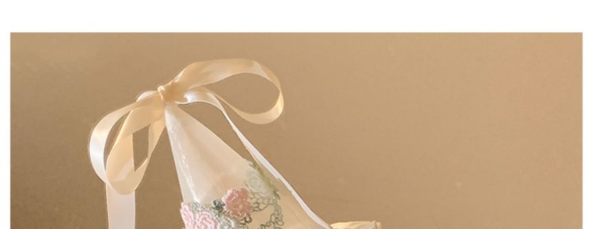 Hat Party Embroidered Ruffle