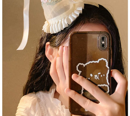 Hat Party Embroidered Ruffle