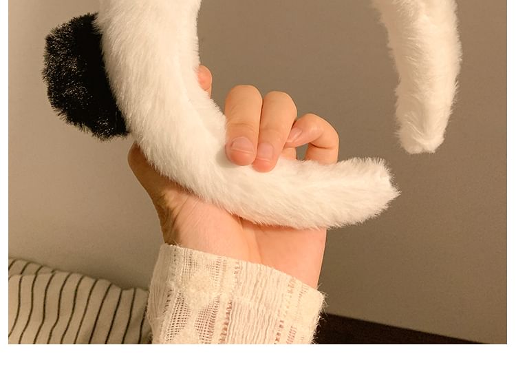 Panda Fluffy Headband