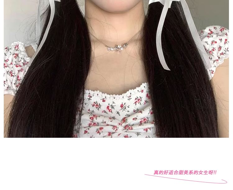 Clip Bowknot Flower Hair