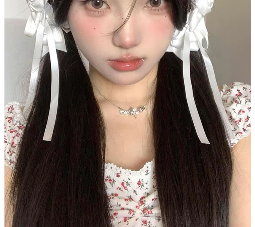 Clip Bowknot Flower Hair