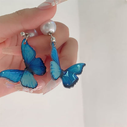 Butterfly Clip-On Earring / Drop Hook