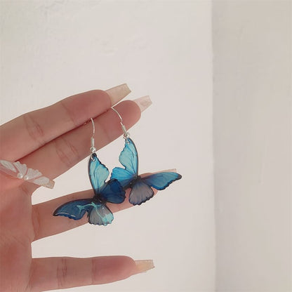 Butterfly Clip-On Earring / Drop Hook