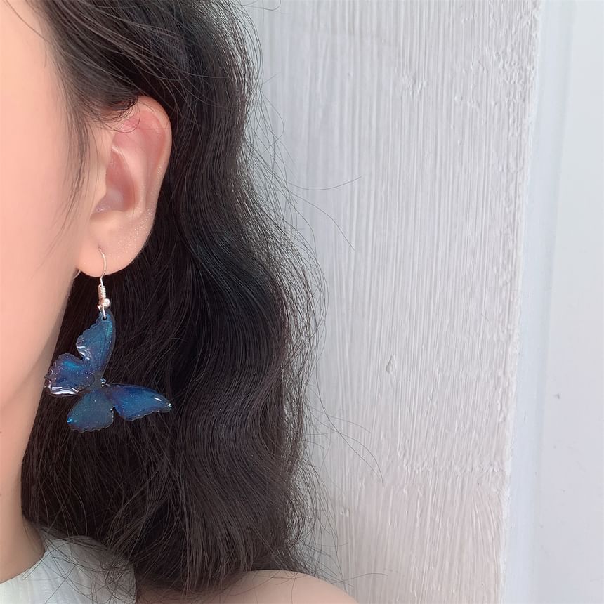 Butterfly Clip-On Earring / Drop Hook