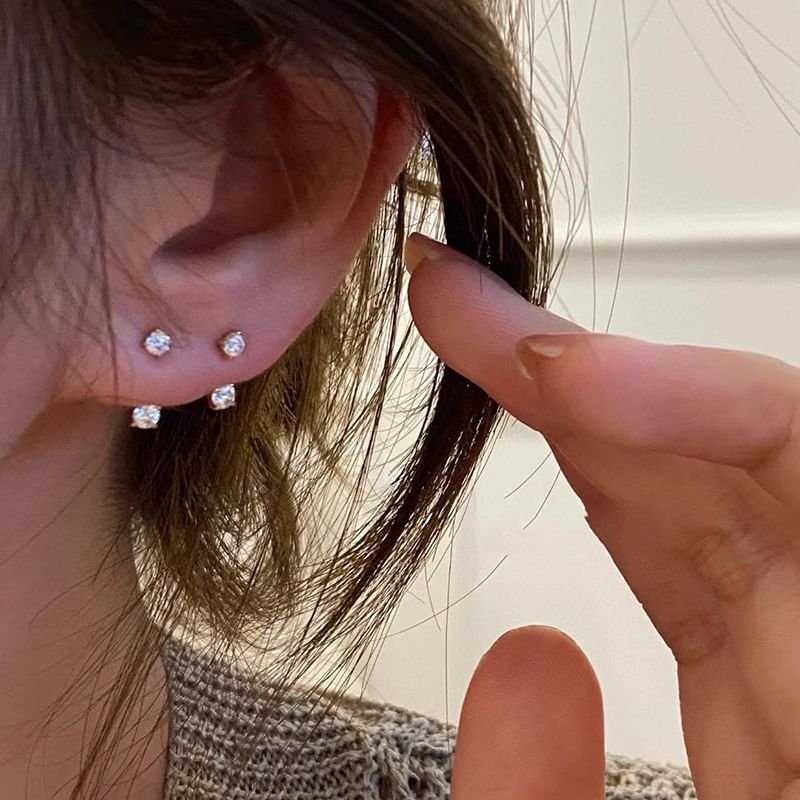 Ear Alloy Jacket Rhinestone