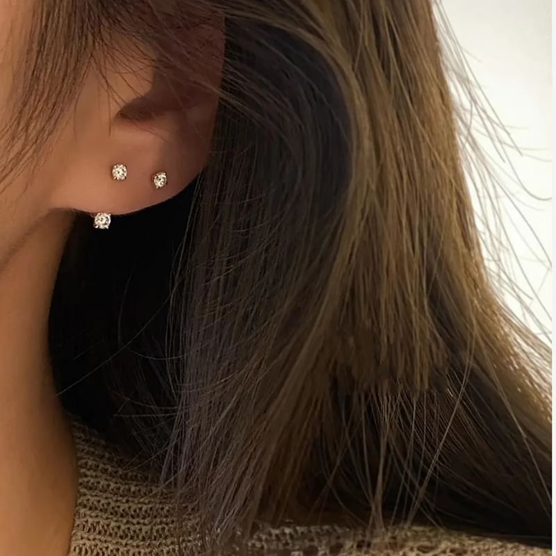 Ear Alloy Jacket Rhinestone