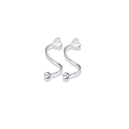 Star Heart Alloy Jacket / Bead Ear