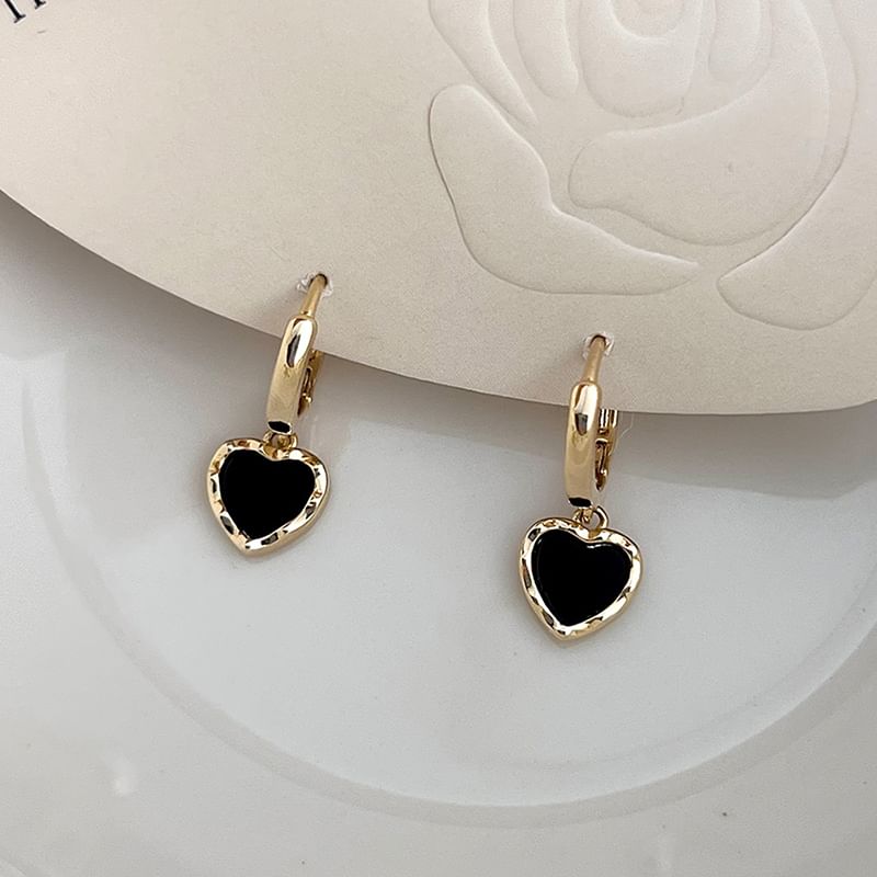 Alloy Drop Earring Heart