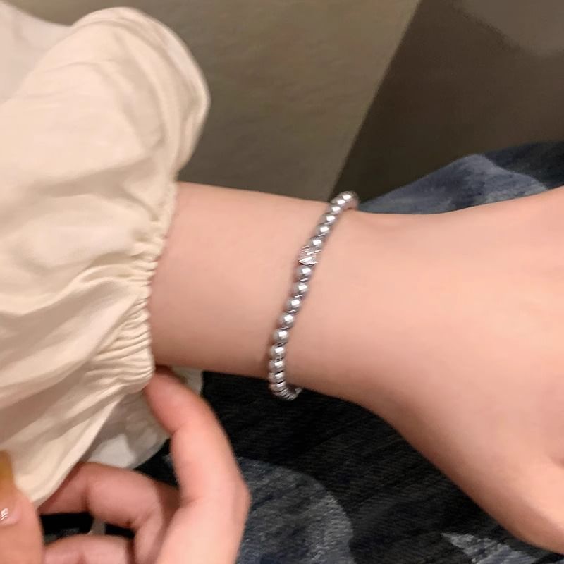 Bracelet Alloy Faux Pearl Rhinestone