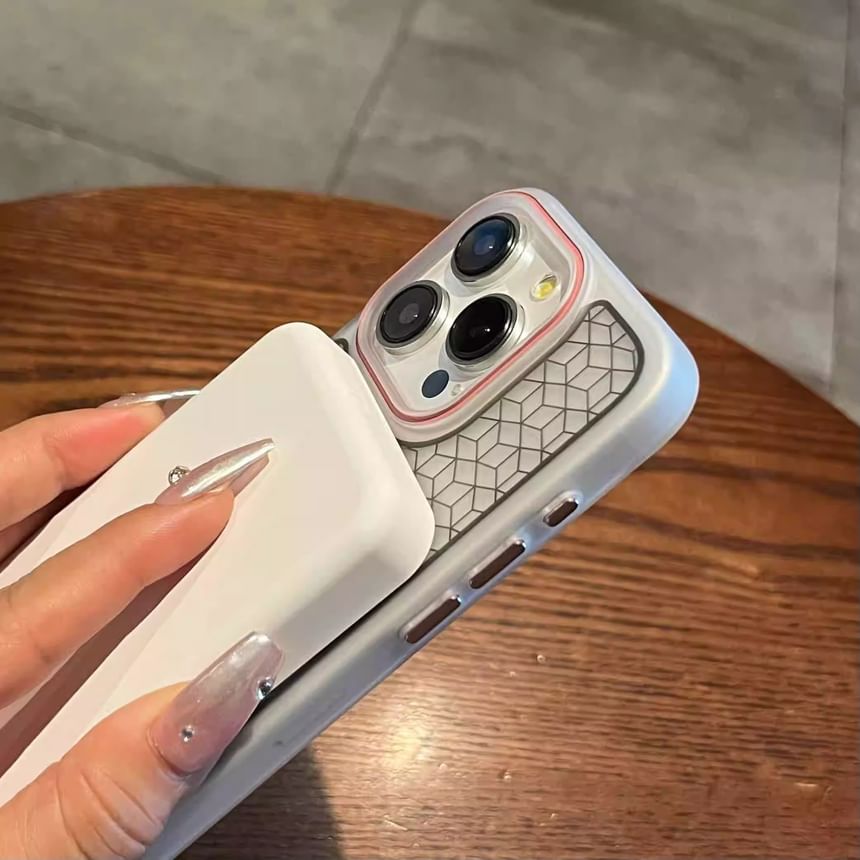 with Magnetic Case Geometric MagSafe) Phone (Compatible