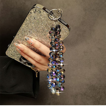 Crystal Strap Phone Faux