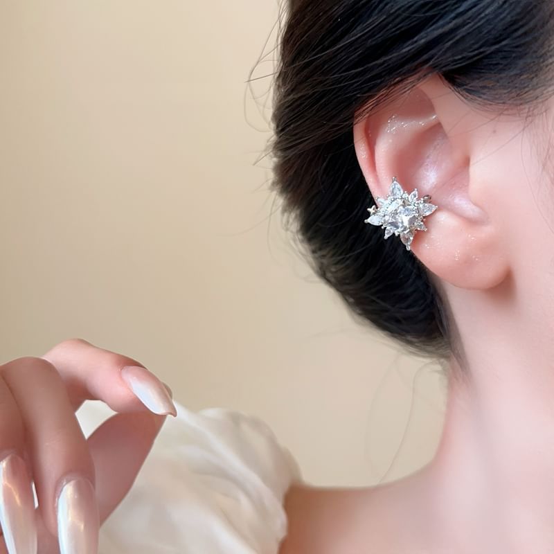 Rhinestone (Various Ear Designs) Cuff Alloy