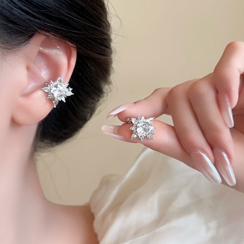 Rhinestone (Various Ear Designs) Cuff Alloy