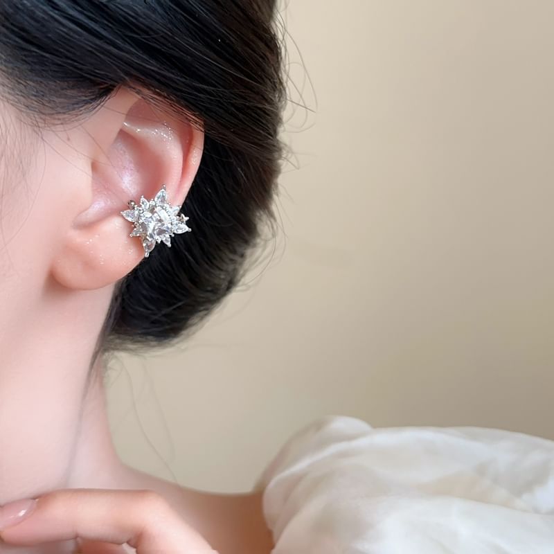 Rhinestone (Various Ear Designs) Cuff Alloy