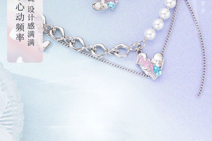 Cuff Ear Sterling Panel Stud Silver / Earring Heart