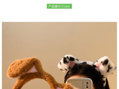 (Various Headband Ear Animal Face Designs) Chenille Wash