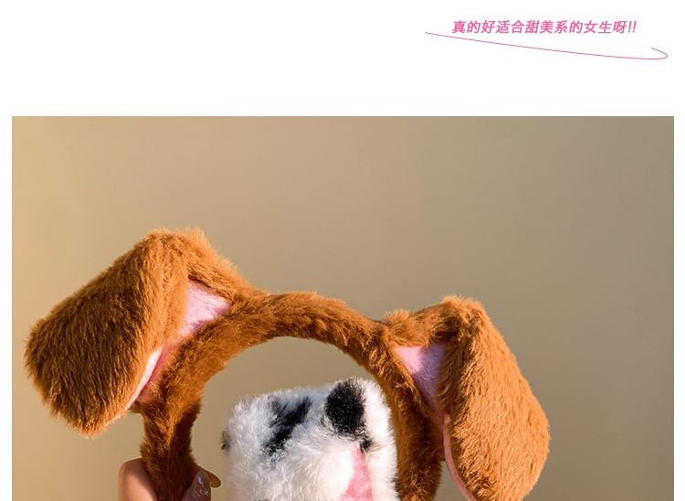 (Various Headband Ear Animal Face Designs) Chenille Wash